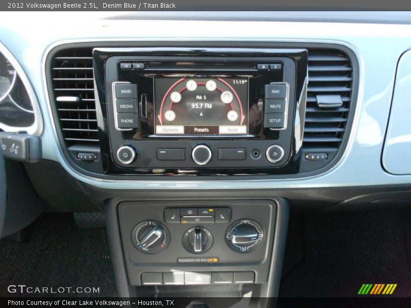 Controls of 2012 Beetle 2.5L