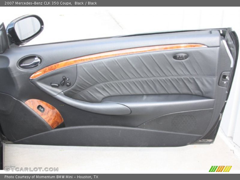Black / Black 2007 Mercedes-Benz CLK 350 Coupe