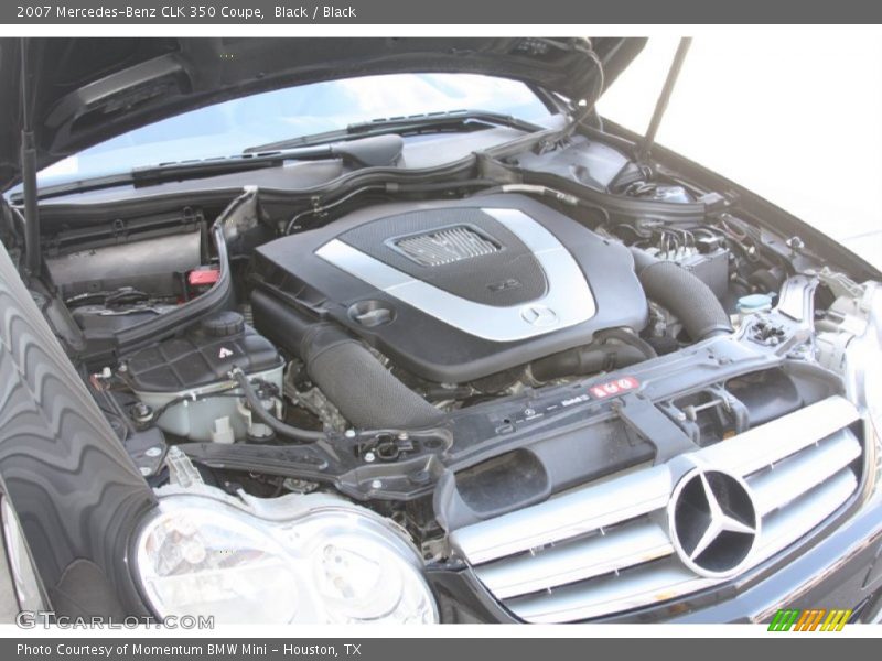 Black / Black 2007 Mercedes-Benz CLK 350 Coupe