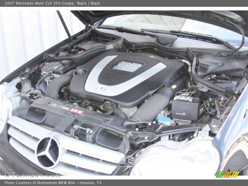 Black / Black 2007 Mercedes-Benz CLK 350 Coupe