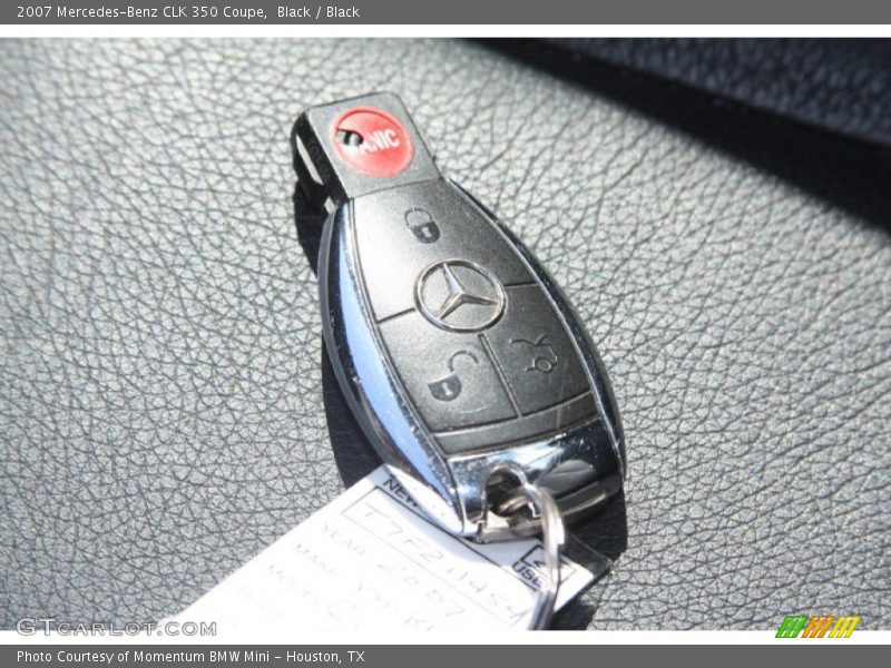 Black / Black 2007 Mercedes-Benz CLK 350 Coupe