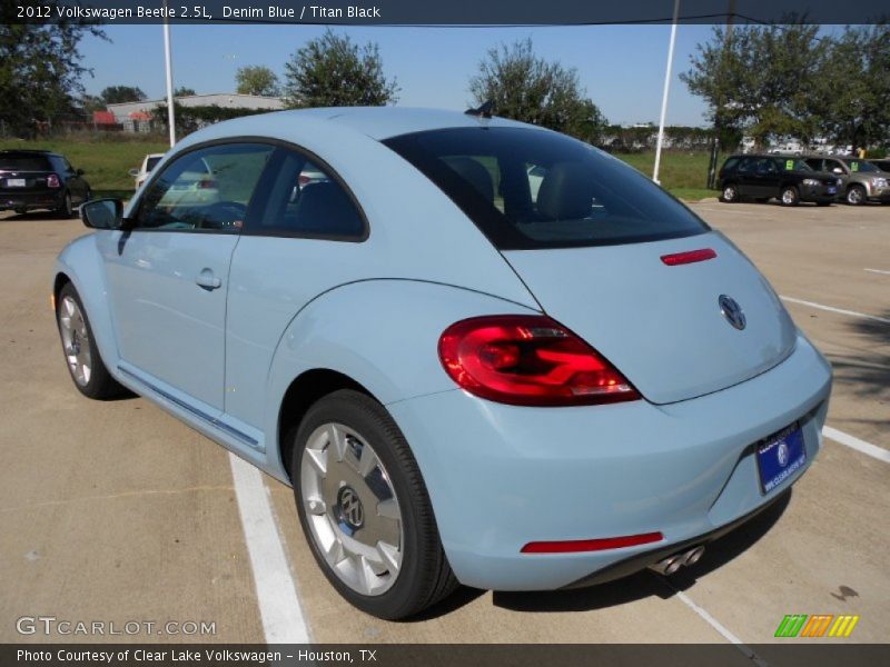Denim Blue / Titan Black 2012 Volkswagen Beetle 2.5L