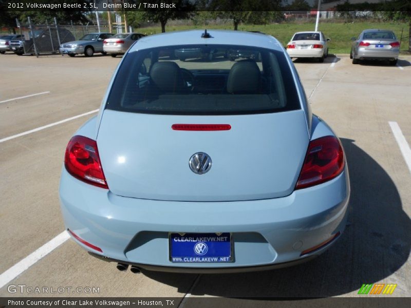 Denim Blue / Titan Black 2012 Volkswagen Beetle 2.5L