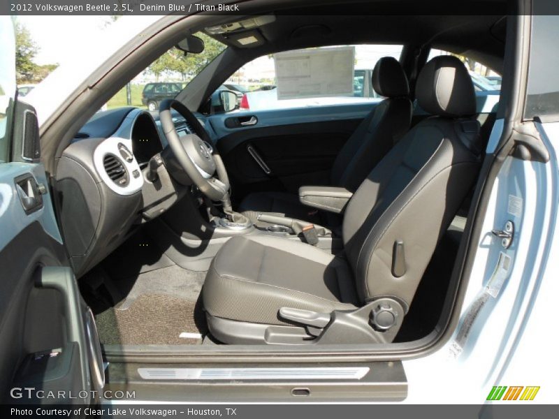 Denim Blue / Titan Black 2012 Volkswagen Beetle 2.5L