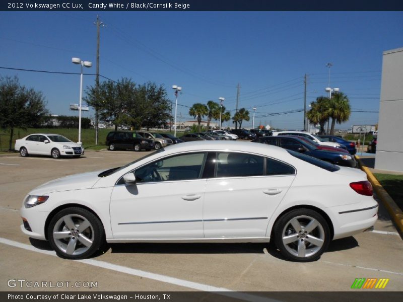 Candy White / Black/Cornsilk Beige 2012 Volkswagen CC Lux