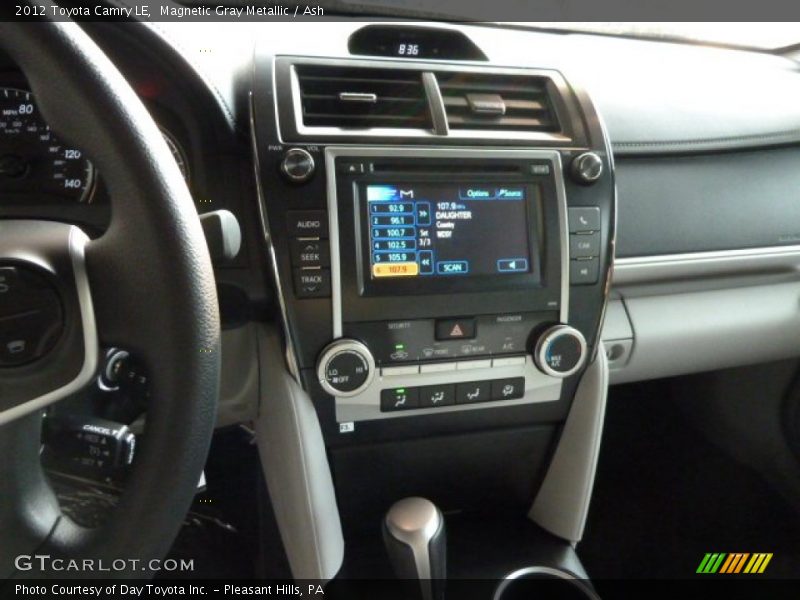 Magnetic Gray Metallic / Ash 2012 Toyota Camry LE