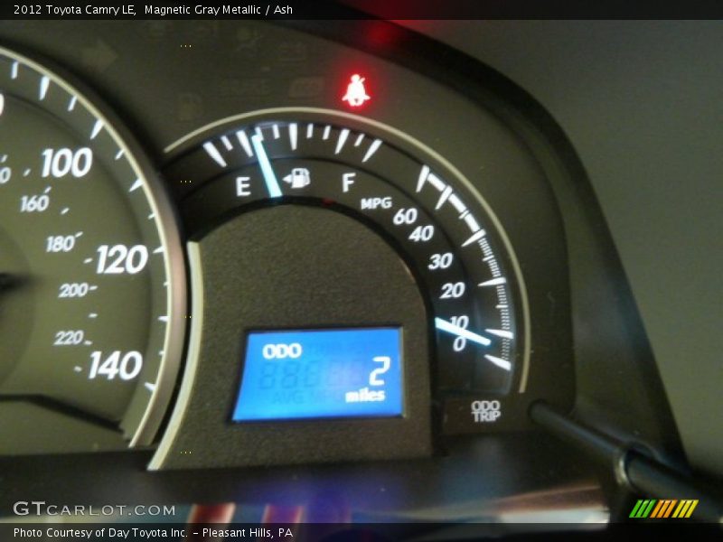 Magnetic Gray Metallic / Ash 2012 Toyota Camry LE