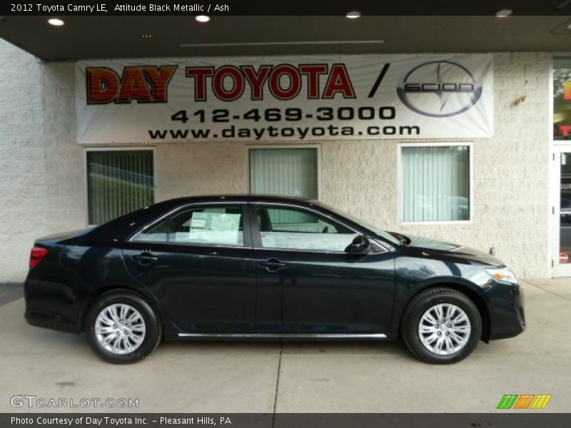 Attitude Black Metallic / Ash 2012 Toyota Camry LE