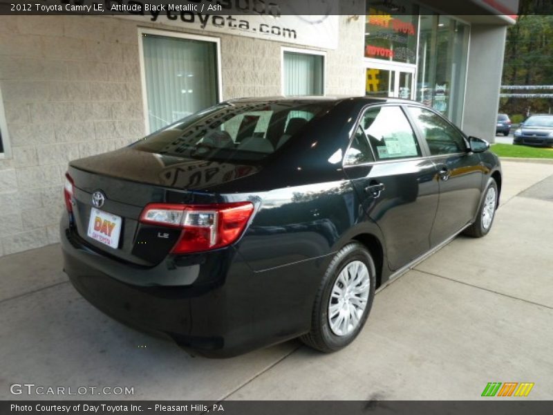 Attitude Black Metallic / Ash 2012 Toyota Camry LE
