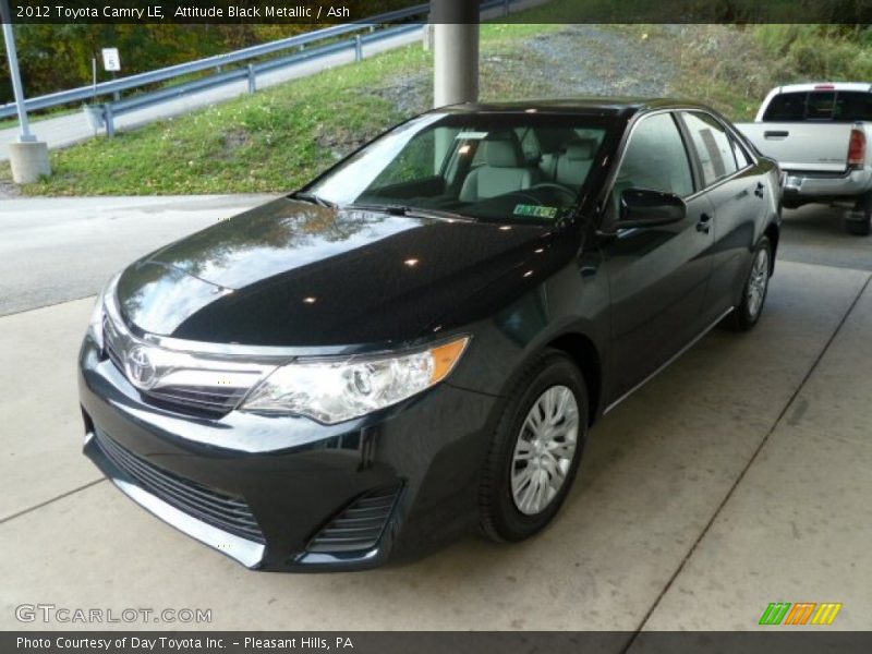 Attitude Black Metallic / Ash 2012 Toyota Camry LE