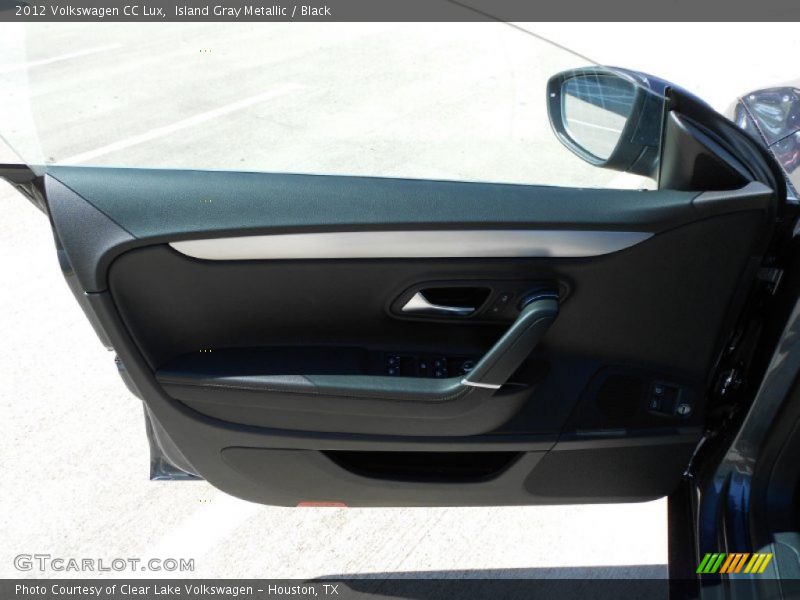 Island Gray Metallic / Black 2012 Volkswagen CC Lux