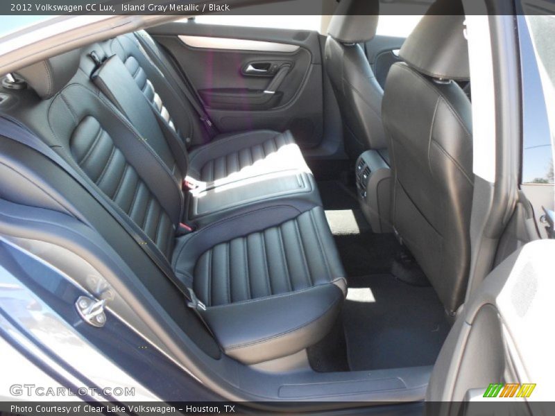 Island Gray Metallic / Black 2012 Volkswagen CC Lux