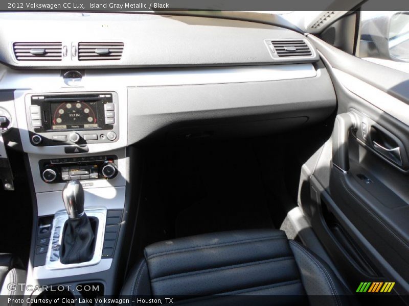Island Gray Metallic / Black 2012 Volkswagen CC Lux