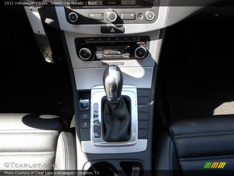 Island Gray Metallic / Black 2012 Volkswagen CC Lux