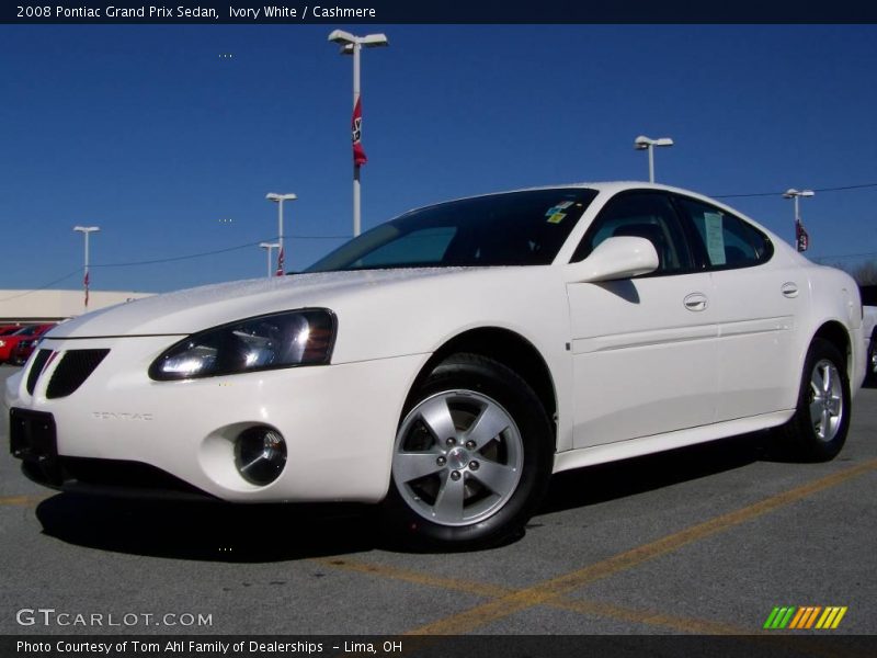 Ivory White / Cashmere 2008 Pontiac Grand Prix Sedan