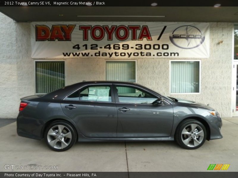 Magnetic Gray Metallic / Black 2012 Toyota Camry SE V6