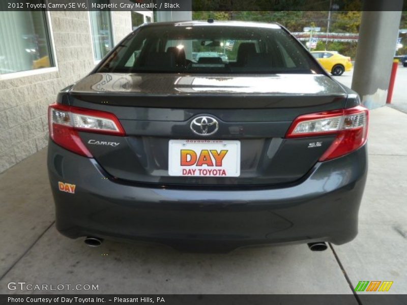 Magnetic Gray Metallic / Black 2012 Toyota Camry SE V6