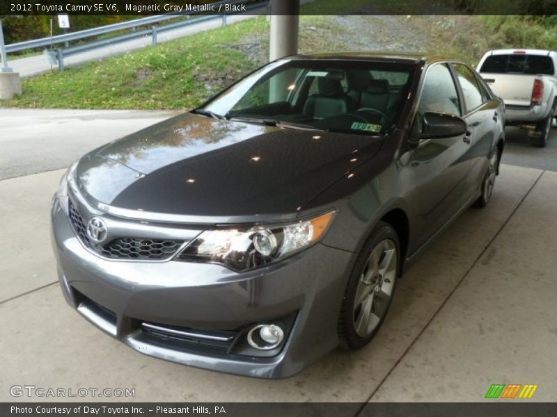 Magnetic Gray Metallic / Black 2012 Toyota Camry SE V6