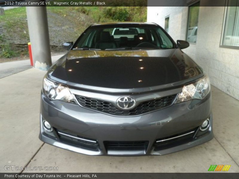 Magnetic Gray Metallic / Black 2012 Toyota Camry SE V6