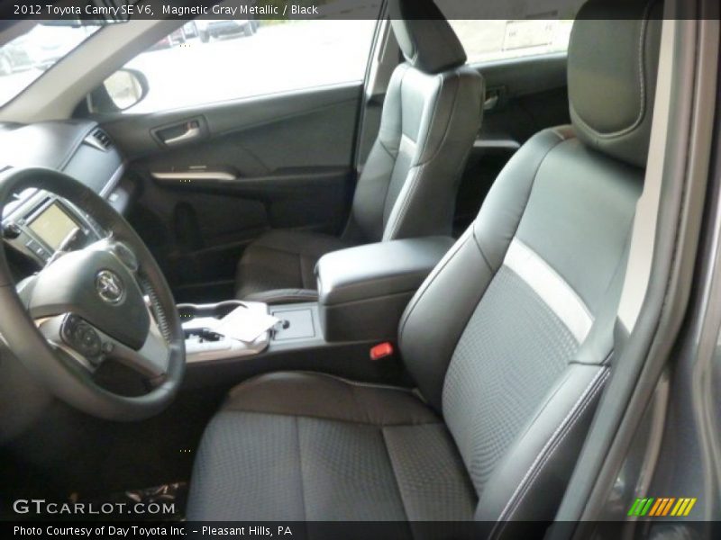 Magnetic Gray Metallic / Black 2012 Toyota Camry SE V6