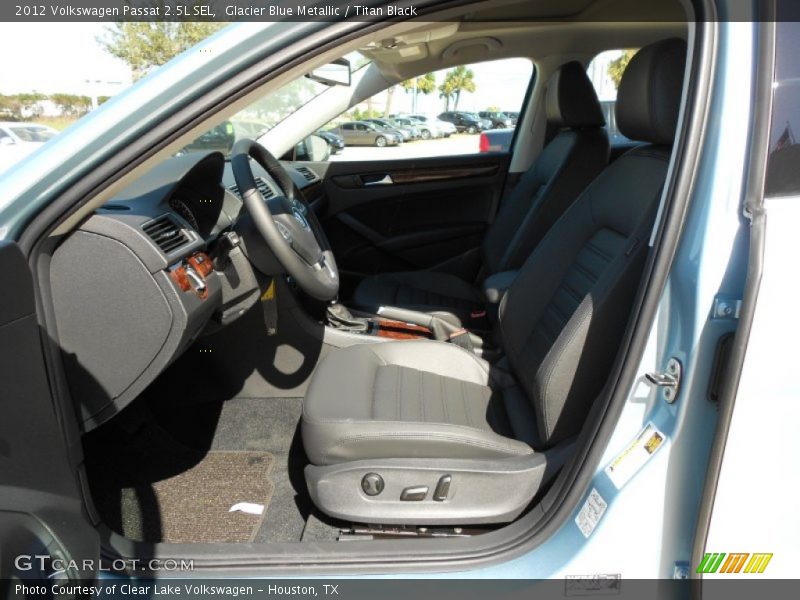 Glacier Blue Metallic / Titan Black 2012 Volkswagen Passat 2.5L SEL