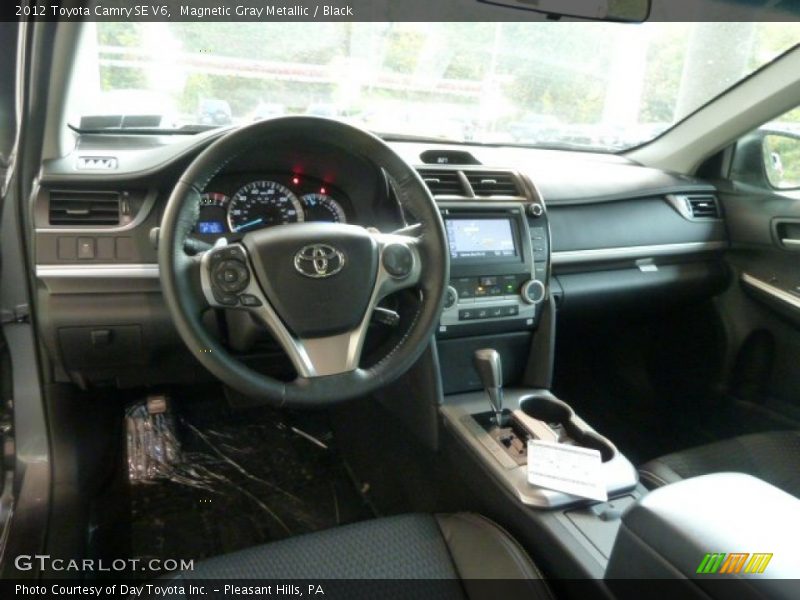 Magnetic Gray Metallic / Black 2012 Toyota Camry SE V6