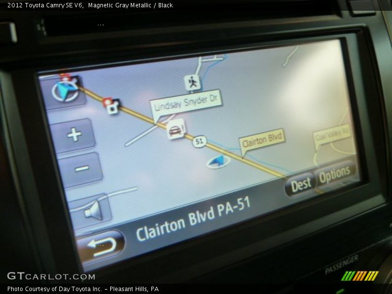 Magnetic Gray Metallic / Black 2012 Toyota Camry SE V6