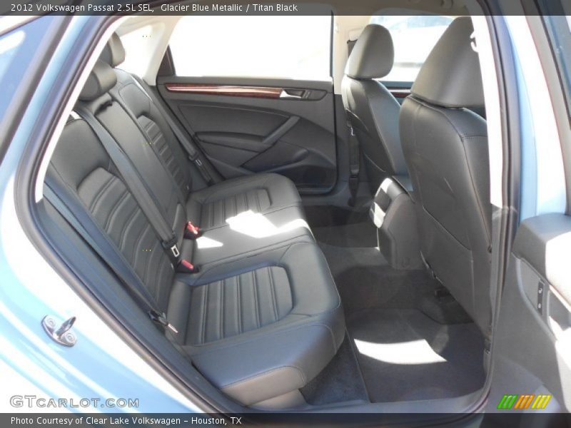 Glacier Blue Metallic / Titan Black 2012 Volkswagen Passat 2.5L SEL