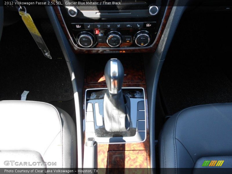 Glacier Blue Metallic / Titan Black 2012 Volkswagen Passat 2.5L SEL