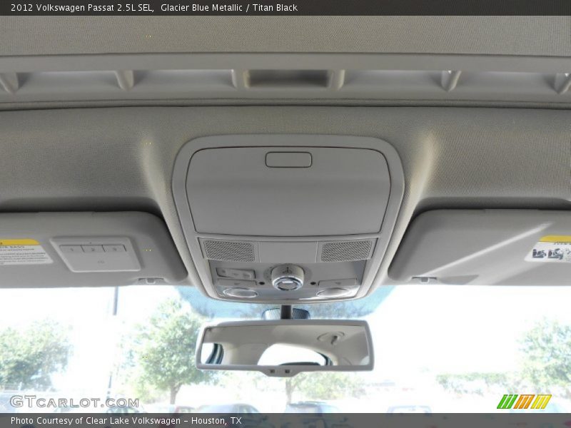Glacier Blue Metallic / Titan Black 2012 Volkswagen Passat 2.5L SEL