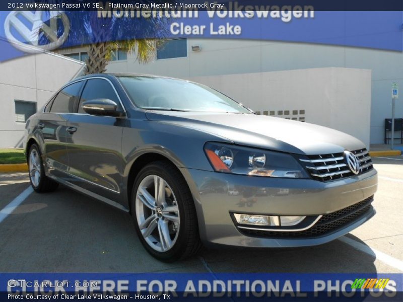 Platinum Gray Metallic / Moonrock Gray 2012 Volkswagen Passat V6 SEL