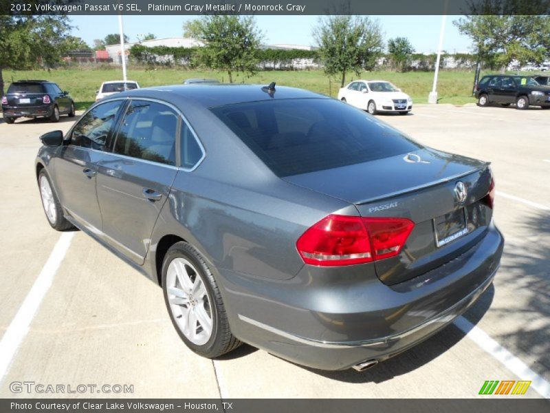 Platinum Gray Metallic / Moonrock Gray 2012 Volkswagen Passat V6 SEL