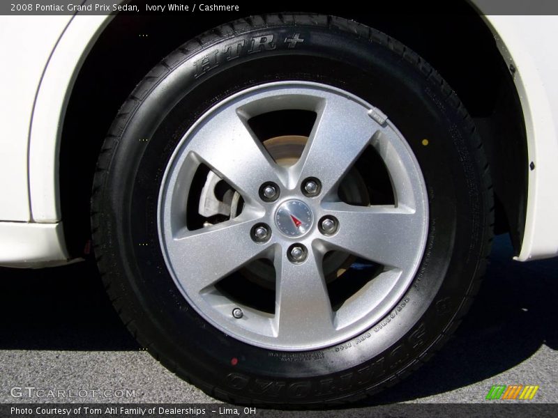 Ivory White / Cashmere 2008 Pontiac Grand Prix Sedan