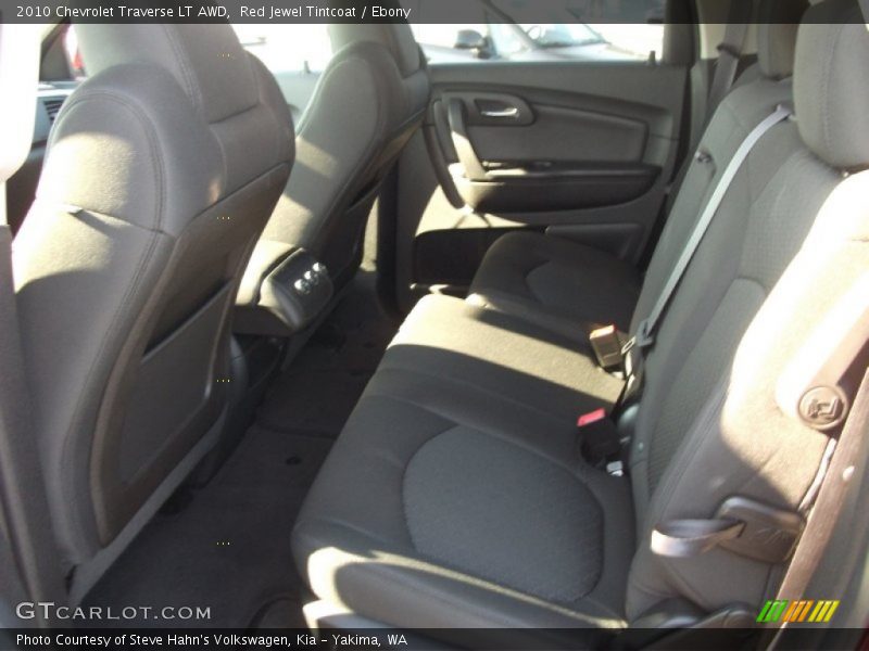 Red Jewel Tintcoat / Ebony 2010 Chevrolet Traverse LT AWD