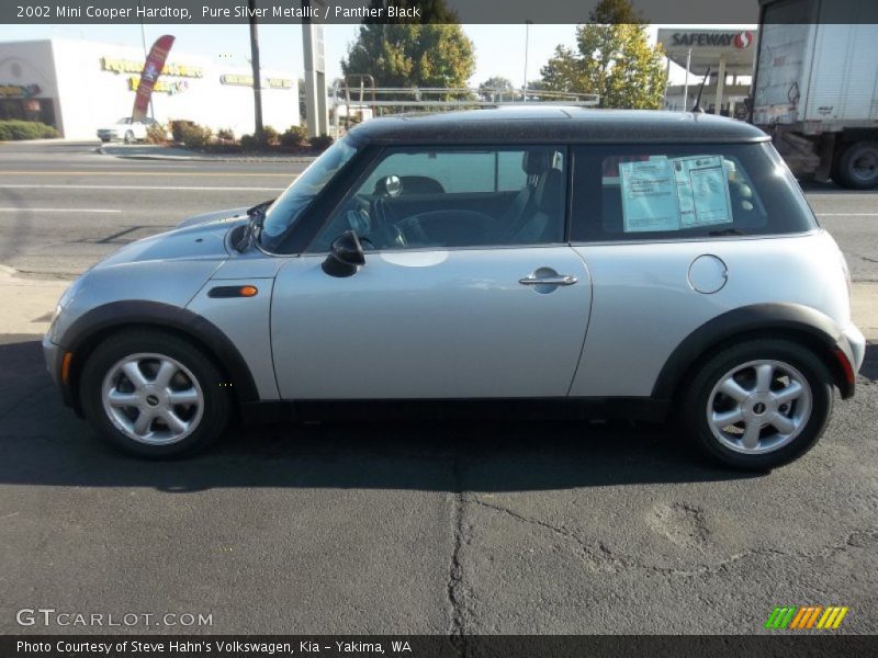Pure Silver Metallic / Panther Black 2002 Mini Cooper Hardtop