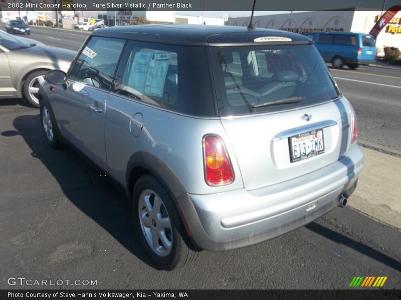 Pure Silver Metallic / Panther Black 2002 Mini Cooper Hardtop