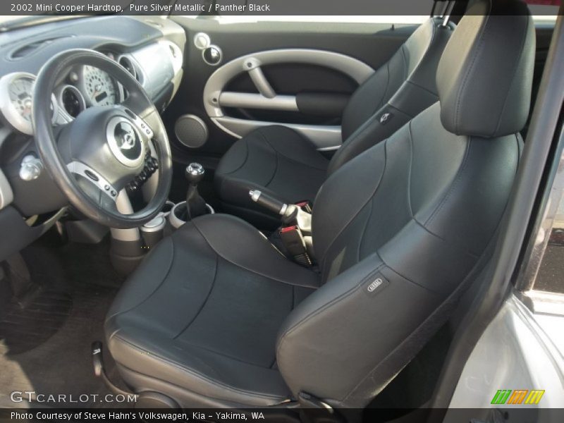 Pure Silver Metallic / Panther Black 2002 Mini Cooper Hardtop