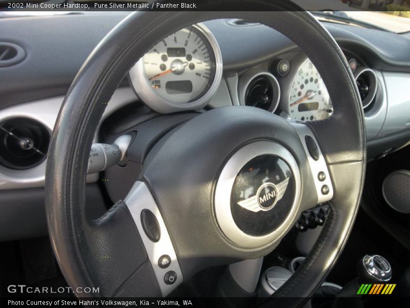 Pure Silver Metallic / Panther Black 2002 Mini Cooper Hardtop