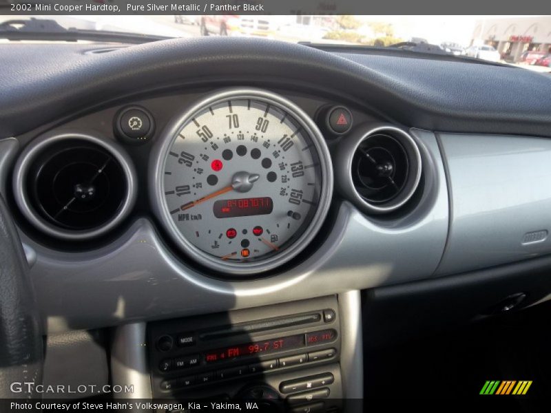 Pure Silver Metallic / Panther Black 2002 Mini Cooper Hardtop