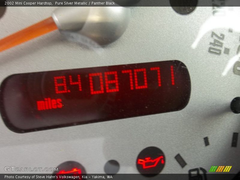 Pure Silver Metallic / Panther Black 2002 Mini Cooper Hardtop