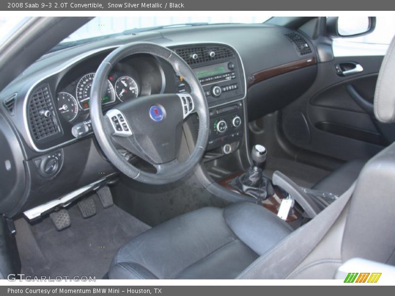  2008 9-3 2.0T Convertible Black Interior