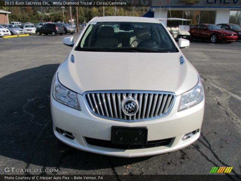 White Diamond Tricoat / Cocoa/Cashmere 2011 Buick LaCrosse CXL
