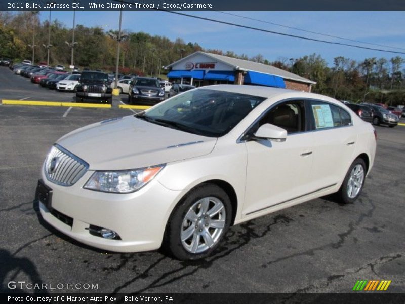 White Diamond Tricoat / Cocoa/Cashmere 2011 Buick LaCrosse CXL
