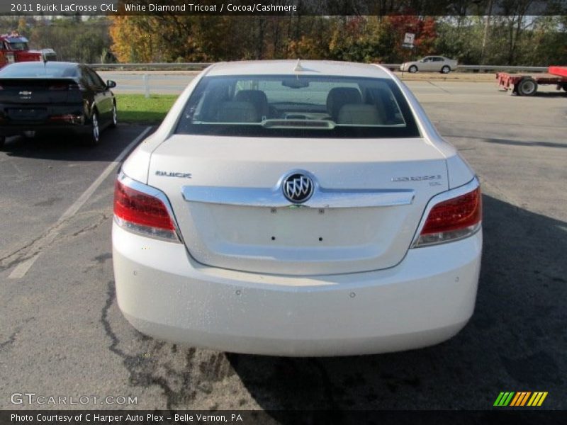 White Diamond Tricoat / Cocoa/Cashmere 2011 Buick LaCrosse CXL
