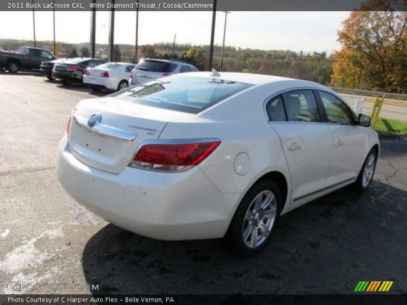 White Diamond Tricoat / Cocoa/Cashmere 2011 Buick LaCrosse CXL