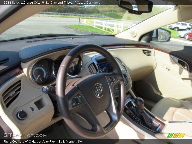 White Diamond Tricoat / Cocoa/Cashmere 2011 Buick LaCrosse CXL