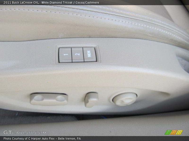 White Diamond Tricoat / Cocoa/Cashmere 2011 Buick LaCrosse CXL