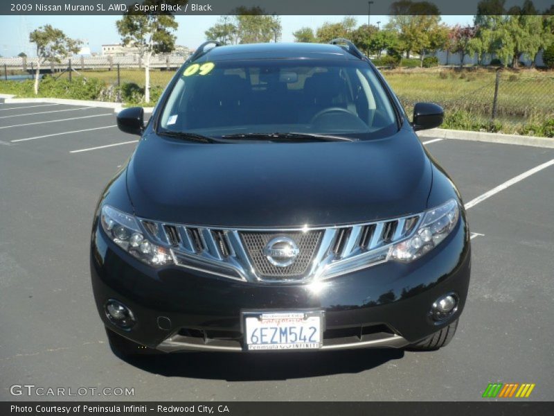 Super Black / Black 2009 Nissan Murano SL AWD