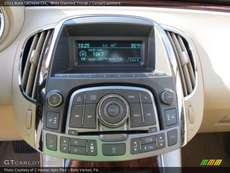 White Diamond Tricoat / Cocoa/Cashmere 2011 Buick LaCrosse CXL