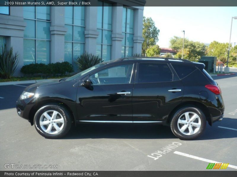 Super Black / Black 2009 Nissan Murano SL AWD